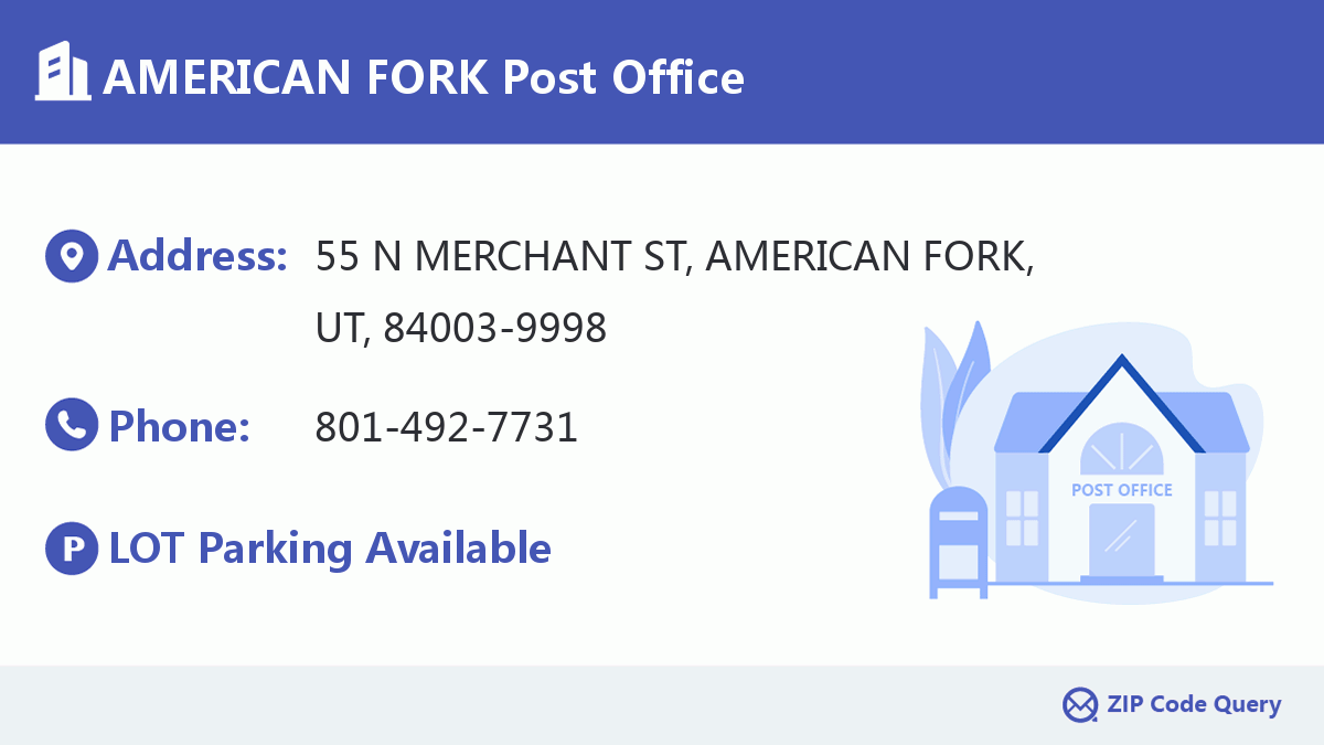 Post Office:AMERICAN FORK