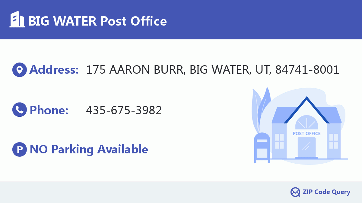 Post Office:BIG WATER