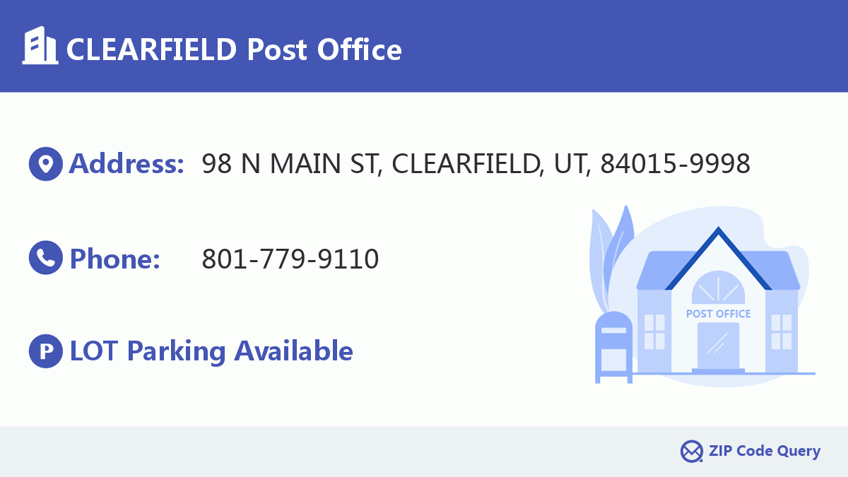 Post Office:CLEARFIELD