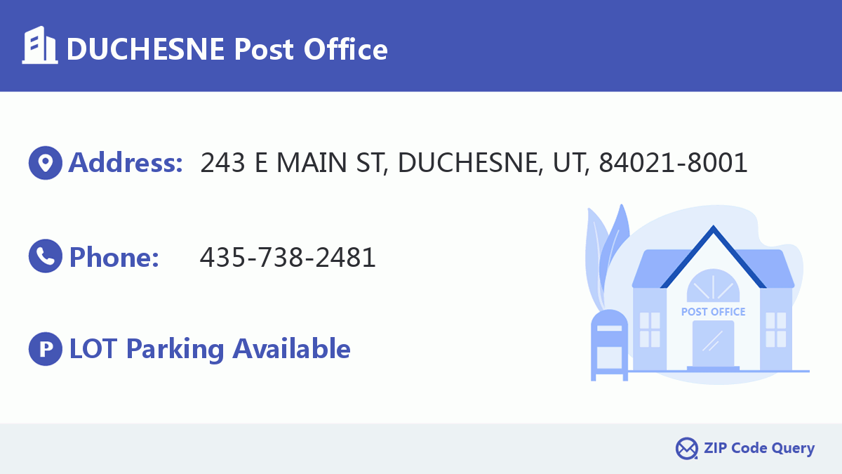 Post Office:DUCHESNE