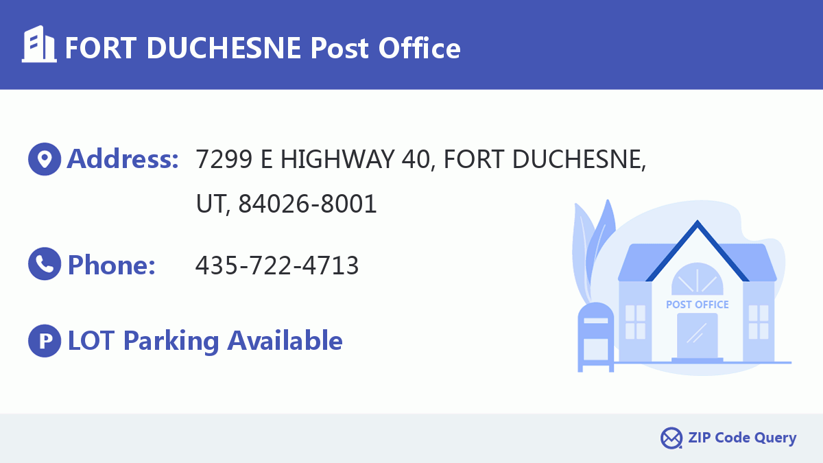 Post Office:FORT DUCHESNE