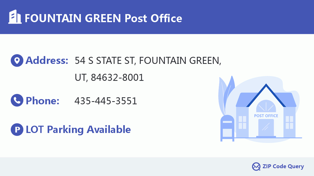 Post Office:FOUNTAIN GREEN