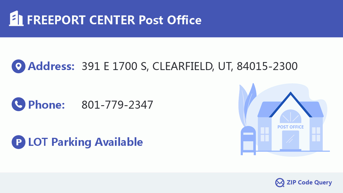 Post Office:FREEPORT CENTER