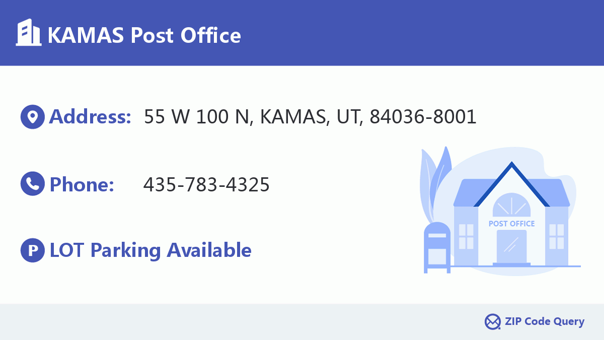 Post Office:KAMAS