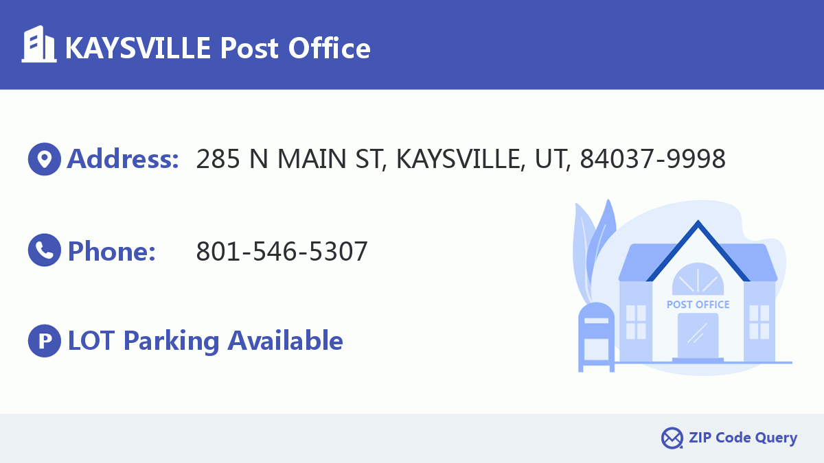 Post Office:KAYSVILLE