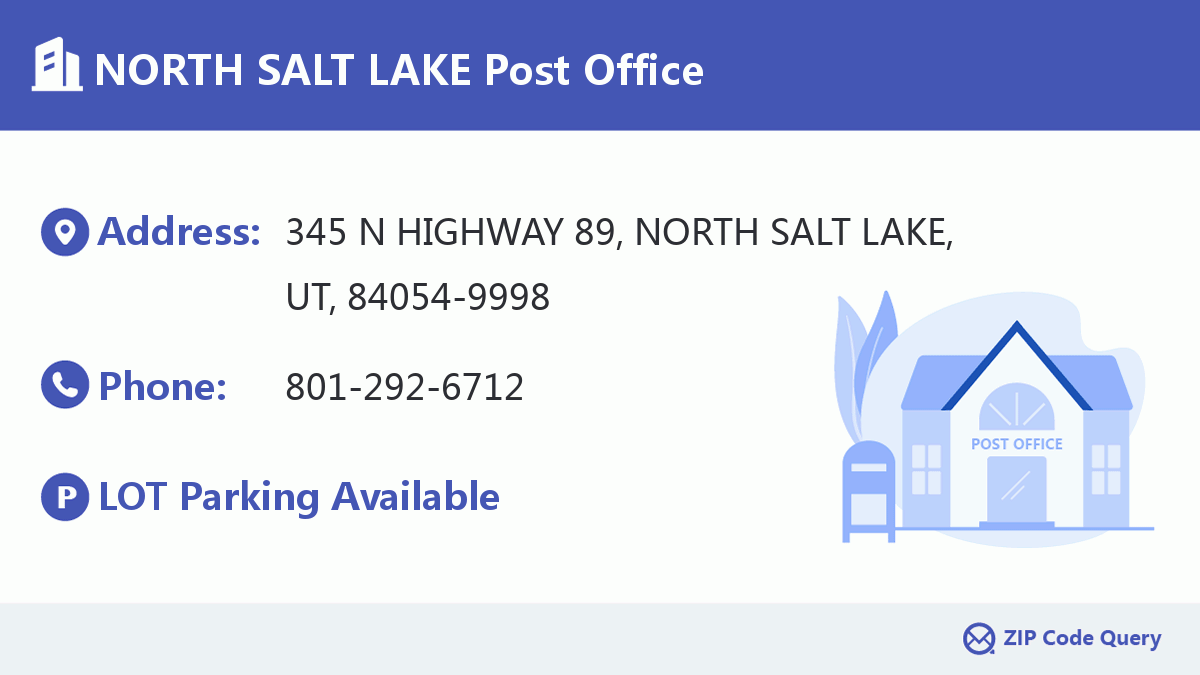 Post Office:NORTH SALT LAKE
