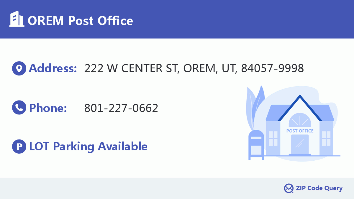 Post Office:OREM