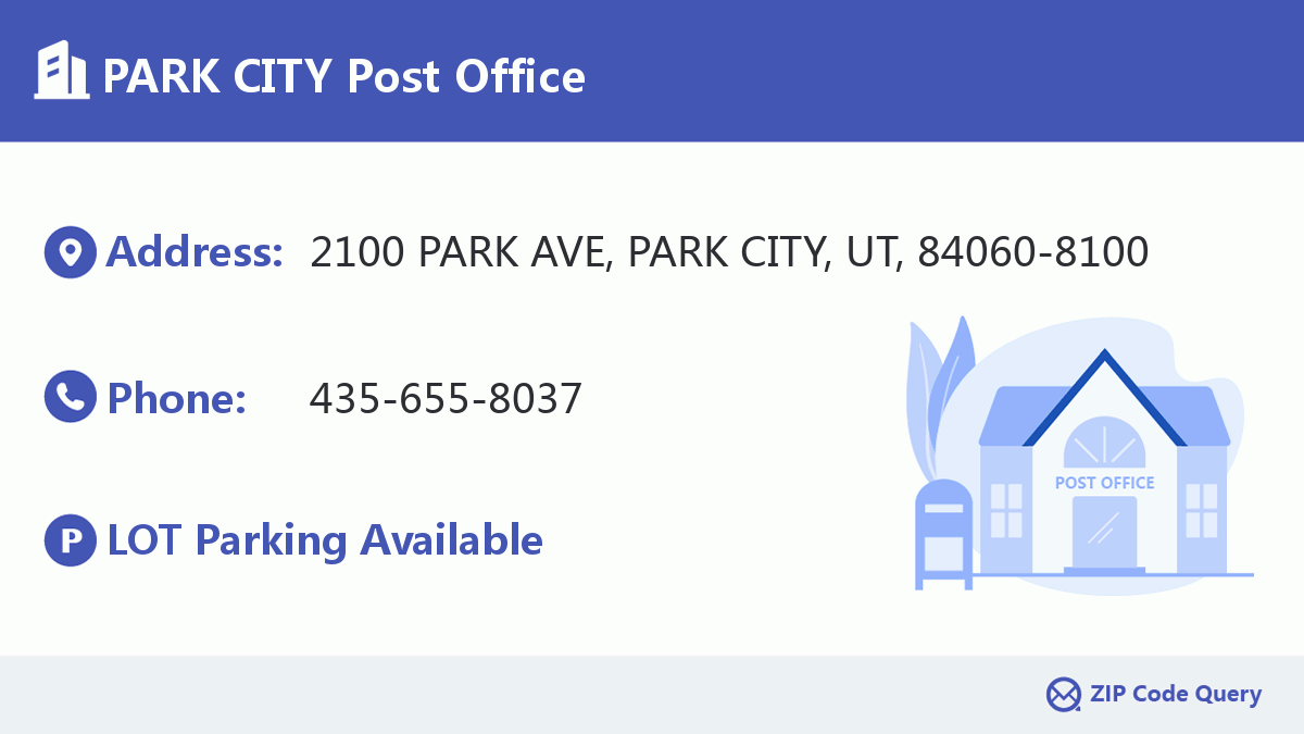Post Office:PARK CITY
