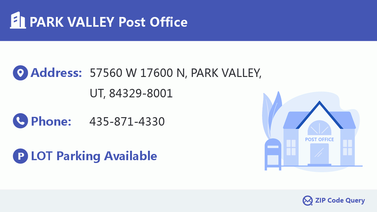 Post Office:PARK VALLEY
