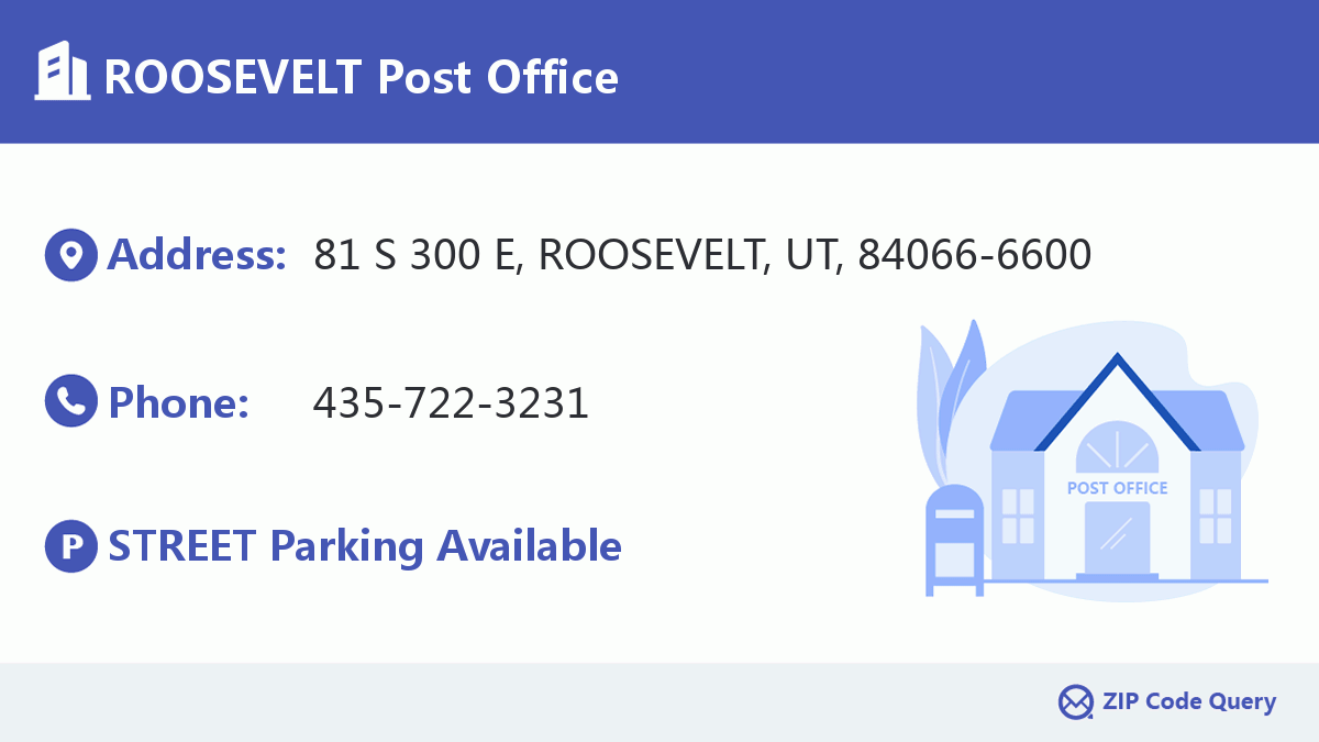 Post Office:ROOSEVELT
