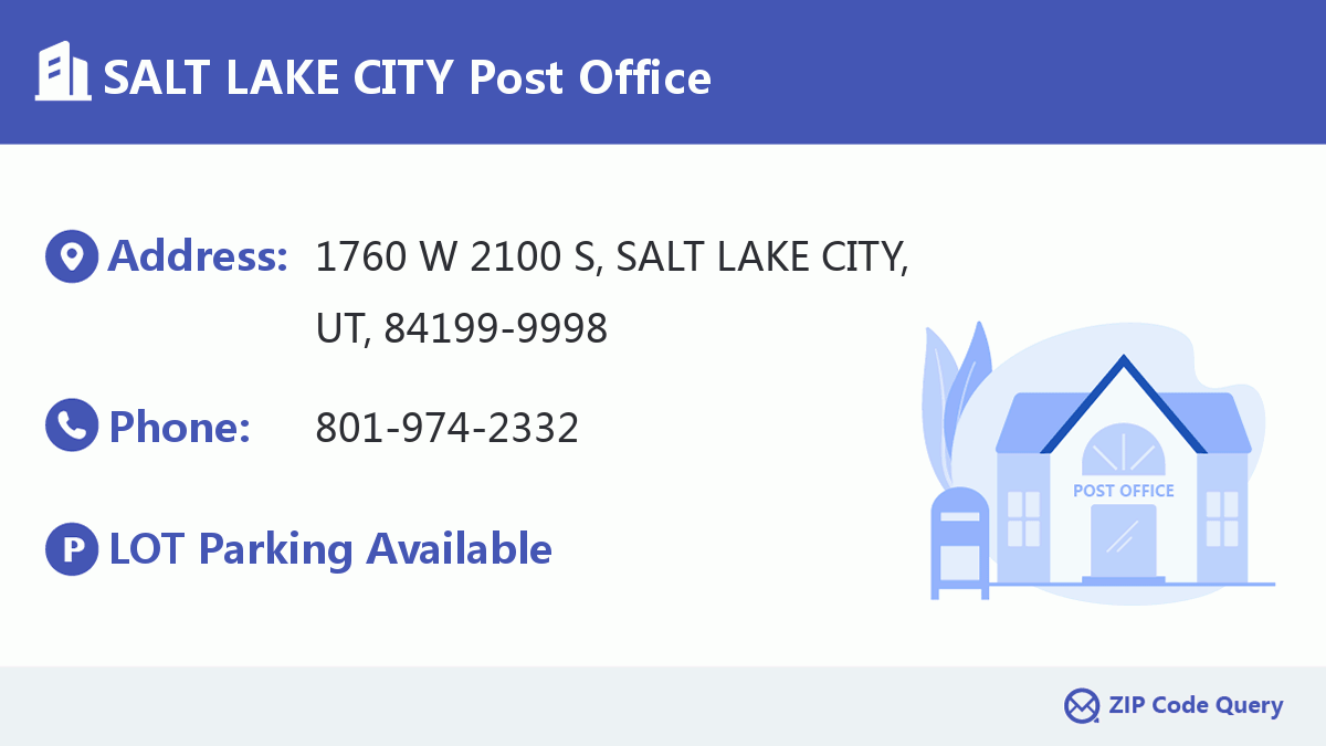 Post Office:SALT LAKE CITY