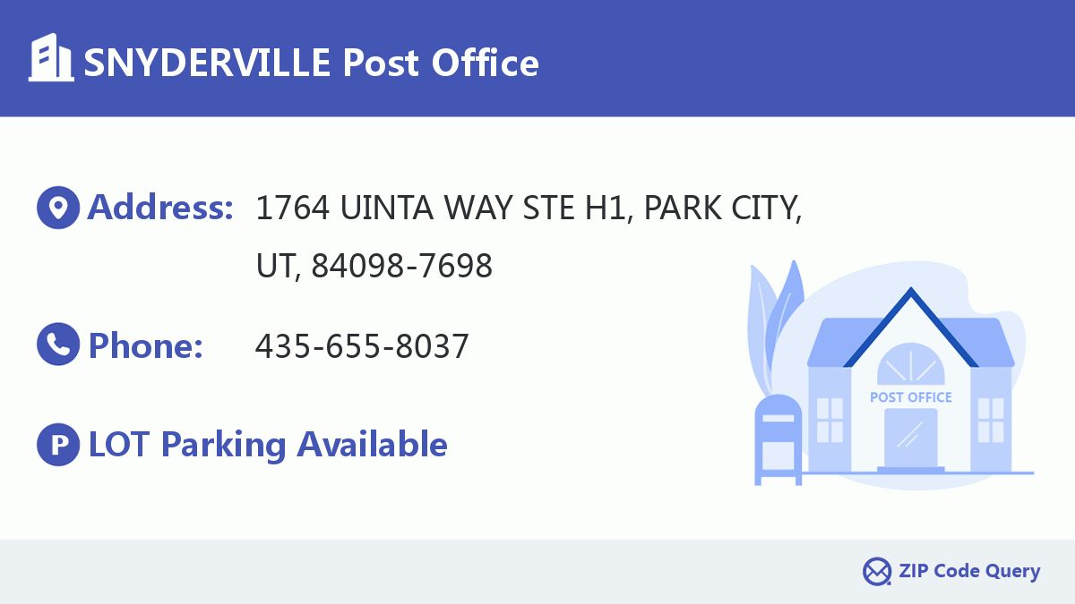 Post Office:SNYDERVILLE