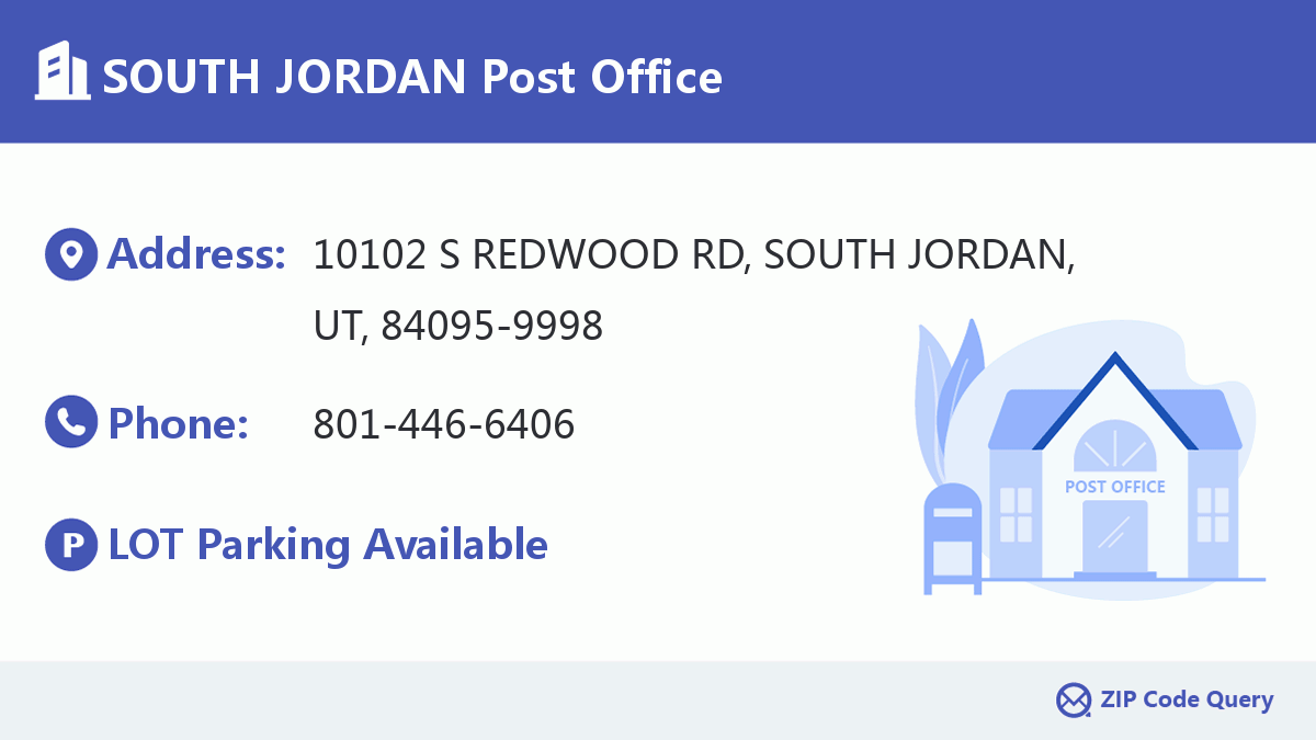 Post Office:SOUTH JORDAN